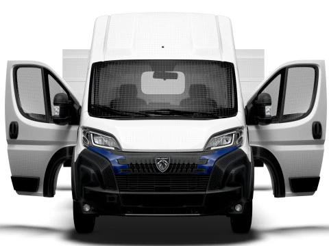 Peugeot e Boxer Van L3H3 HQ Interior 2025 3D Model
