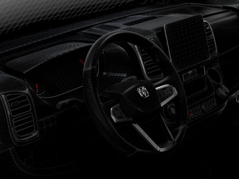 RAM Promaster e Van L3H3 HQ Interior 2025 3D Model