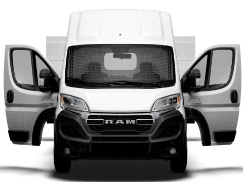 RAM Promaster e Van L3H3 HQ Interior 2025 3D Model