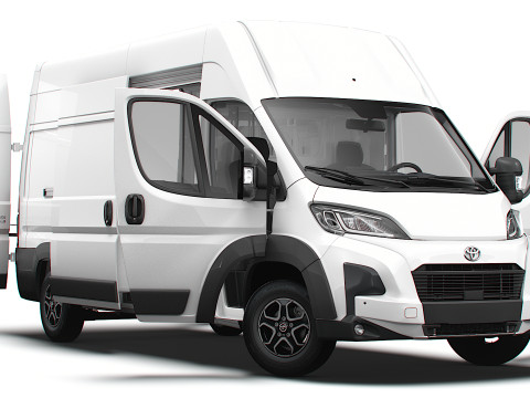 Toyota ProAce Electric Max Van L3H3 HQ Interior 2025 3D Model