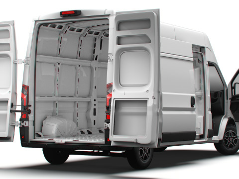 Toyota ProAce Electric Max Van L3H3 HQ Interior 2025 3D Model