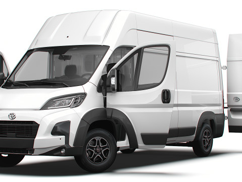 Toyota ProAce Electric Max Van L3H3 HQ Interior 2025 3D Model