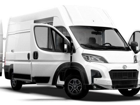 Toyota ProAce Electric Max Van L3H3 HQ Interior 2025 3D Model
