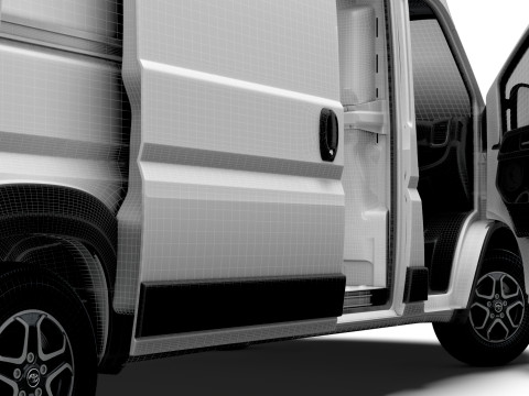 Toyota ProAce Electric Max Van L3H3 HQ Interior 2025 3D Model