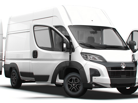 Vauxhall Movano e Van L3H3 HQ Interior 2025 3D Model