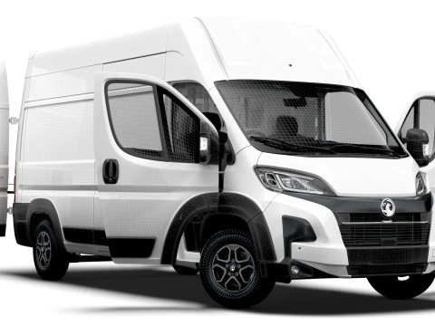 Vauxhall Movano e Van L3H3 HQ Interior 2025 3D Model