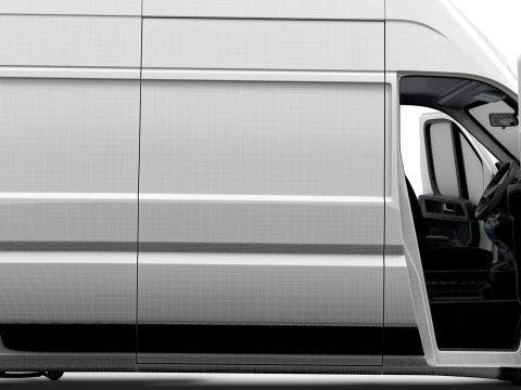 Vauxhall Movano e Van L3H3 HQ Interior 2025 3D Model