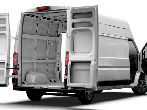 Vauxhall Movano e Van L3H3 HQ Interior 2025 3D Model
