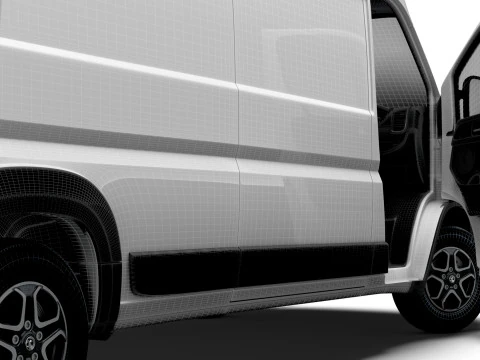 Vauxhall Movano e Van L3H3 HQ Interior 2025 3D Model