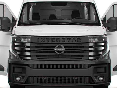 Nissan Interstar L4H3 CrewCab Van HQ Interior 2024 3Dモデル