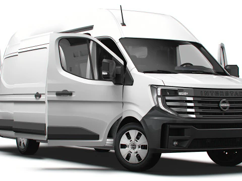 日产 Interstar L4H3 Van HQ 内饰 2024 3D 模型