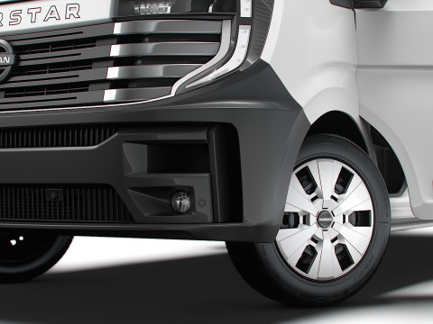 Nissan Interstar L4H3 Van HQ Interior 2024 3Dモデル