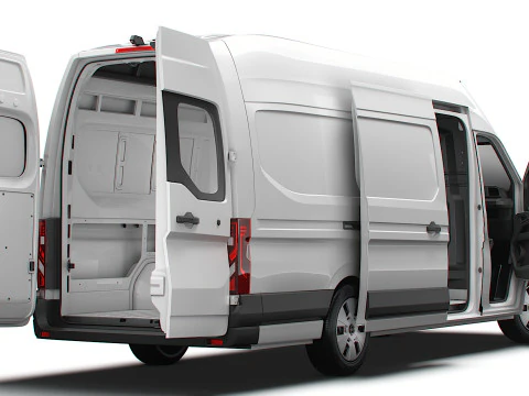 Nissan Interstar L4H3 Van HQ Interior 2024 3D Model