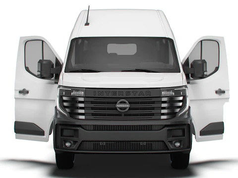 Nissan Interstar L4H3 Van HQ Interior 2024 3D Model