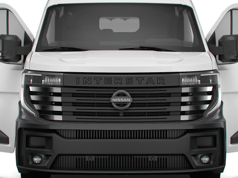 Nissan Interstar L4H3 Van HQ Interior 2024 3Dモデル