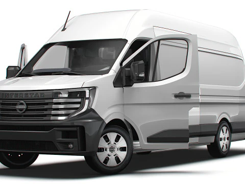 Nissan Interstar L4H3 Van HQ Interior 2024 3D Model