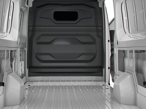 Nissan Interstar L4H3 Van HQ Interior 2024 3Dモデル