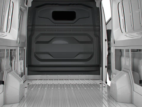 Nissan Interstar L4H3 Van HQ Interior 2024 3D Model