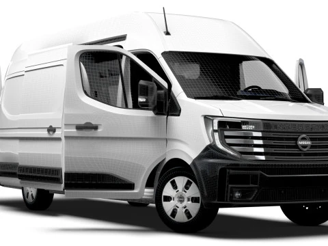 Nissan Interstar L4H3 Van HQ Interior 2024 3D Model