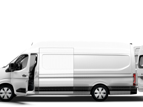 Nissan Interstar L4H3 Van HQ Interior 2024 3Dモデル