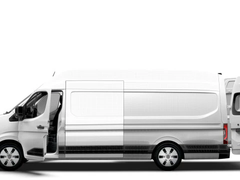 Nissan Interstar L4H3 Van HQ Interior 2024 3D Model