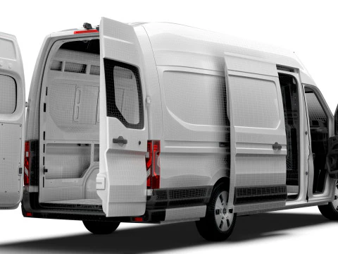 Nissan Interstar L4H3 Van HQ Interior 2024 3D Model