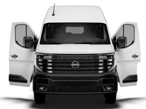 Nissan Interstar L4H3 Van HQ Interior 2024 3Dモデル