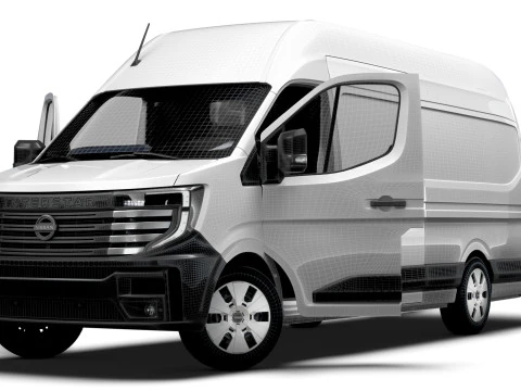Nissan Interstar L4H3 Van HQ Interior 2024 3D Model