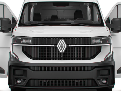 Renault Master L4H3 CrewCab Van HQ Interior 2024 3Dモデル