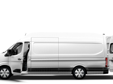 Renault Master L4H3 Van HQ Interior 2024 Model 3D