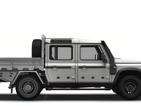 Ineos Grenadier Quartermaster Trialmaster Chassis Cab 2025 3D Model
