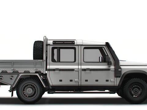 Ineos Grenadier Quartermaster Trialmaster Chassis Cab 2025 3D Model