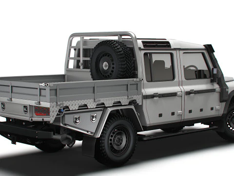 Ineos Grenadier Quartermaster Trialmaster Chassis Cab 2025 3D Model