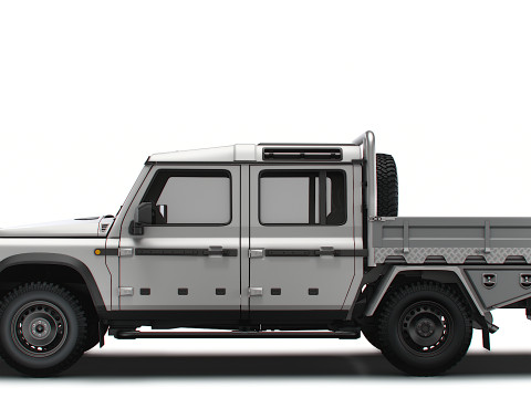 Ineos Grenadier Quartermaster Trialmaster Chassis Cab 2025 3D Model