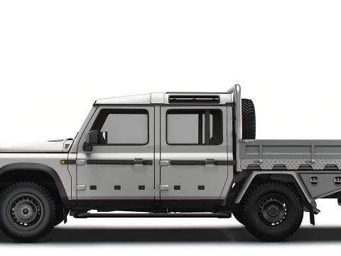 Ineos Grenadier Quartermaster Trialmaster Chassis Cab 2025 3D Model