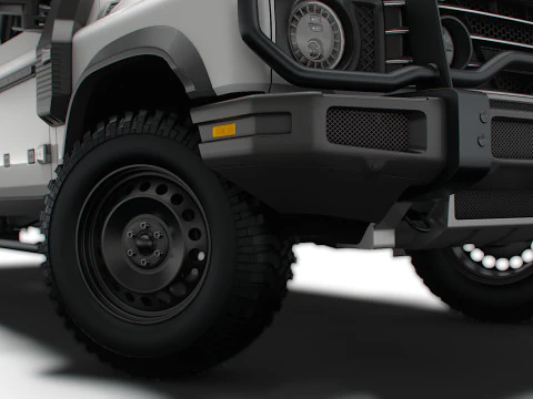 Ineos Grenadier Quartermaster Trialmaster Chassis Cab 2025 3D Model