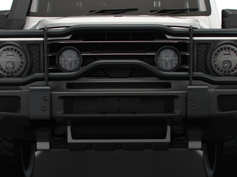 Ineos Grenadier Quartermaster Trialmaster Chassis Cab 2025 3D Model