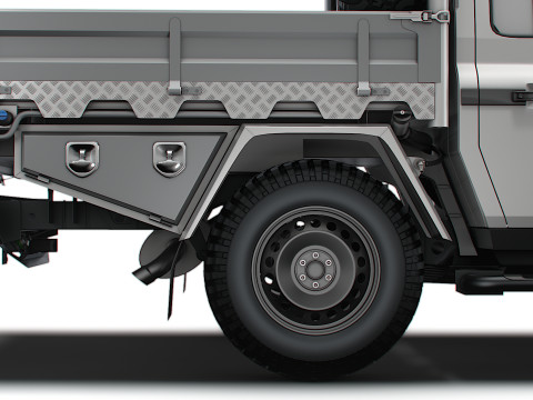 Ineos Grenadier Quartermaster Trialmaster Chassis Cab 2025 3D Model