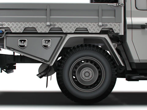 Ineos Grenadier Quartermaster Trialmaster Chassis Cab 2025 3D Model
