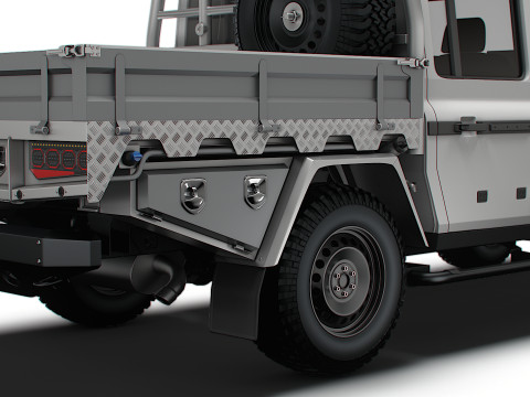 Ineos Grenadier Quartermaster Trialmaster Chassis Cab 2025 3D Model