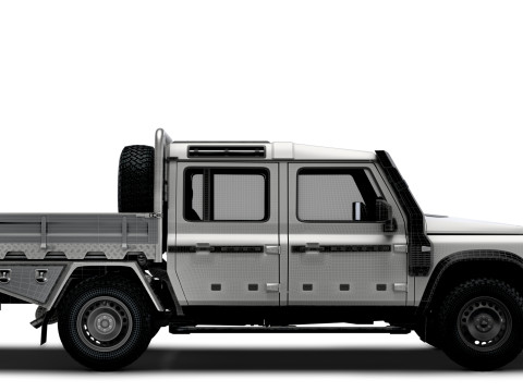 Ineos Grenadier Quartermaster Trialmaster Chassis Cab 2025 3D Model