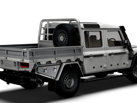 Ineos Grenadier Quartermaster Trialmaster Chassis Cab 2025 3D Model