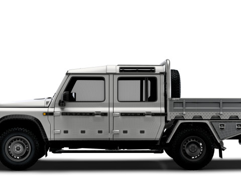 Ineos Grenadier Quartermaster Trialmaster Chassis Cab 2025 3D Model