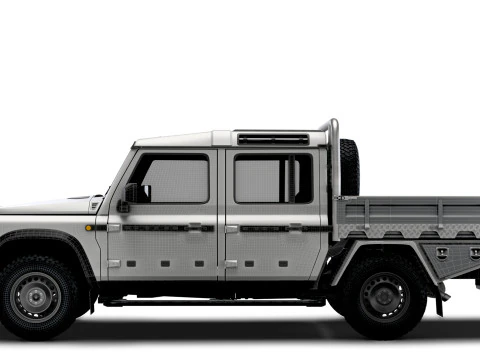 Ineos Grenadier Quartermaster Trialmaster Chassis Cab 2025 3D Model