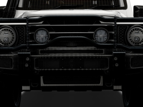 Ineos Grenadier Quartermaster Trialmaster Chassis Cab 2025 3D Model
