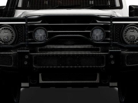 Ineos Grenadier Quartermaster Trialmaster Chassis Cab 2025 3D Model