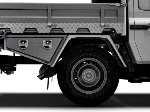 Ineos Grenadier Quartermaster Trialmaster Chassis Cab 2025 3D Model