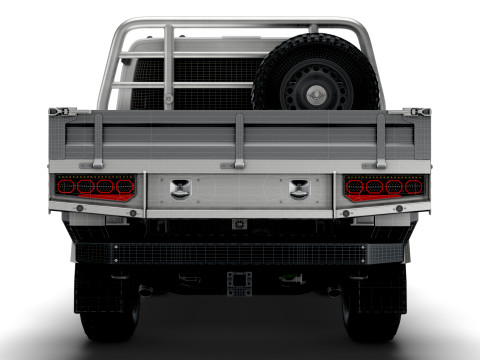 Ineos Grenadier Quartermaster Trialmaster Chassis Cab 2025 3D Model