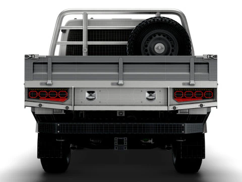 Ineos Grenadier Quartermaster Trialmaster Chassis Cab 2025 3D Model