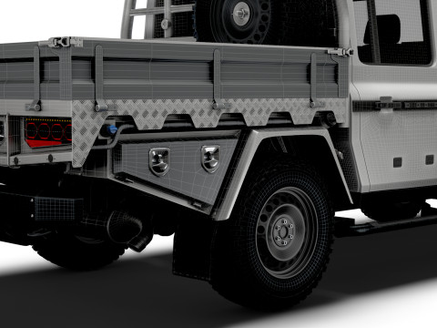 Ineos Grenadier Quartermaster Trialmaster Chassis Cab 2025 3D Model